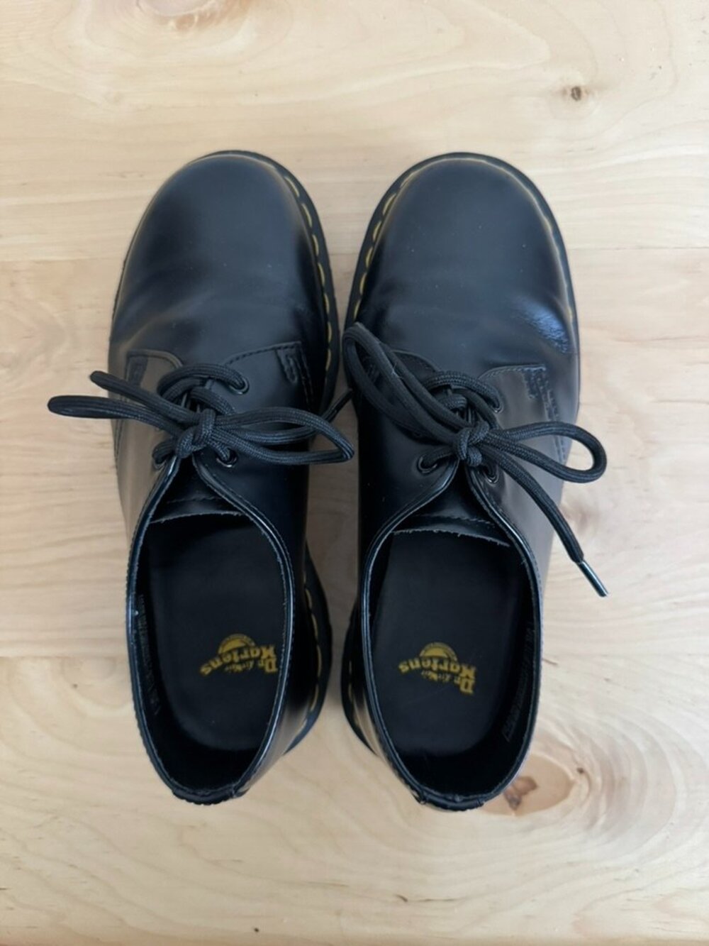 Dr. Martens 1461 Bex Smooth Leather Oxford Shoes Black EU 39 / US 8 Platform - Picture 2 of 9